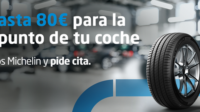 Euromaster regala hasta 80 euros por la compra online de neumáticos Michelin