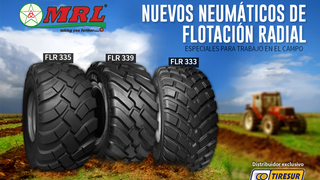 Los nuevos neumáticos MRL de flotación radial de Tiresur, ya disponibles
