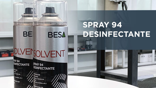 Besa regala más de 12.000 sprays desinfectantes a los talleres de chapa y pintura