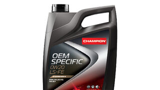 El lubricante Champion OEM Specific 0W-20 LS-FE, también certificado por Opel