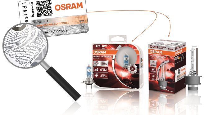 Osram extiende su Programa de Confianza a las lámparas halógenas en embalaje Duo Box