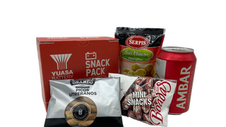 Yuasa promociona sus baterías con el regalo de "Snack Packs"