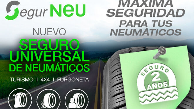 Nex lanza Segur Neu, su seguro universal de neumáticos
