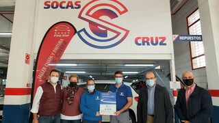 El taller canario Socas Cruz de Five Star recibe el certificado Centro Zaragoza
