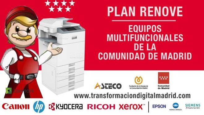 Los talleres madrileños pueden solicitar ayudas para comprar impresoras multifuncionales