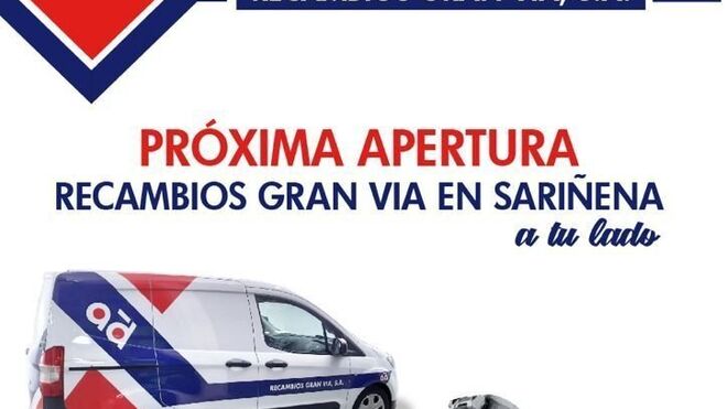 Recambios Gran Vía abre nuevo punto de venta en Sariñena (Huesca)