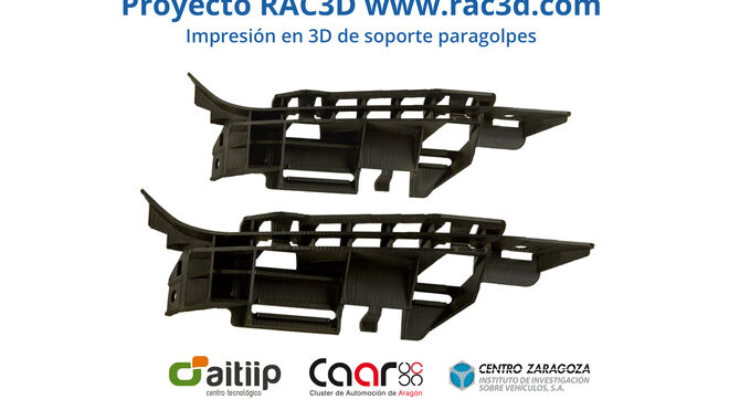 Así es RAC3D, un proyecto de innovación para impresión 3D aplicada a reparación de vehículos
