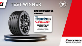 Bridgestone Potenza Sport gana la prueba de neumáticos deportivos de Auto Bild sportscars 2021