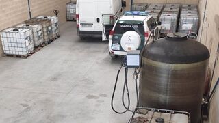 La Guardia Civil clausura un nuevo taller clandestino de venta de carburantes en Burgos