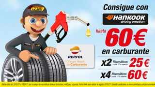 Confortauto regala hasta 60 euros de carburante por comprar neumáticos Hankook