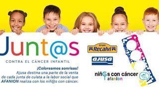 Recalvi se suma a la campaña de Ajusa “Junt@s contra el cáncer infantil”