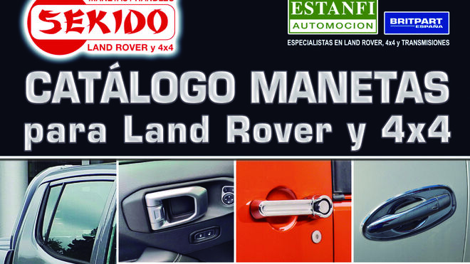 Estanfi edita un nuevo catálogo de manetas para Land Rover y 4x4