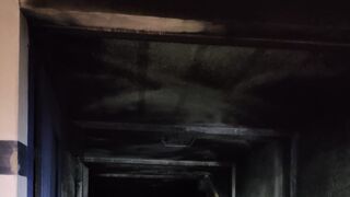 Arden tres vehículos en el incendio de un taller en Algodonales (Cádiz)