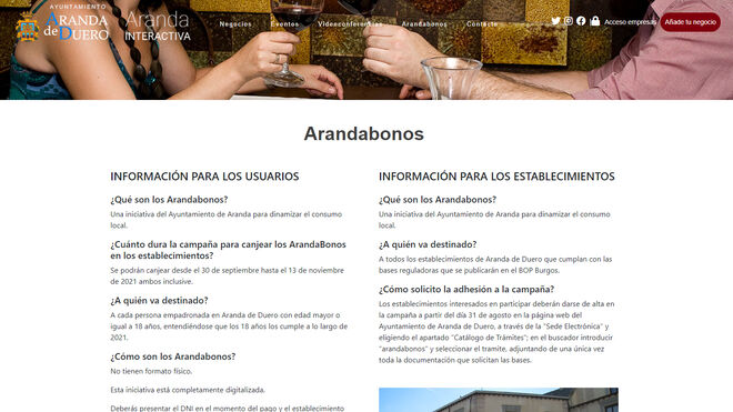 Aranda de Duero (Burgos) incluye a los talleres en los bonos de apoyo al consumo