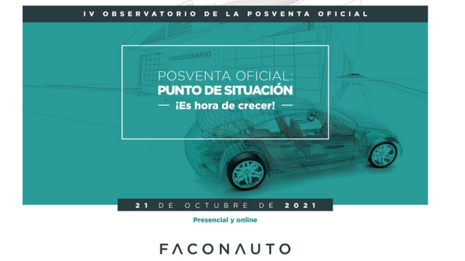 Faconauto celebrará su IV Observatorio de la Posventa Oficial el 21 de octubre