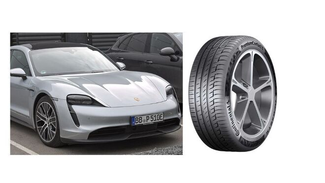 Continental equipa con sus neumáticos premium el Porsche Taycan