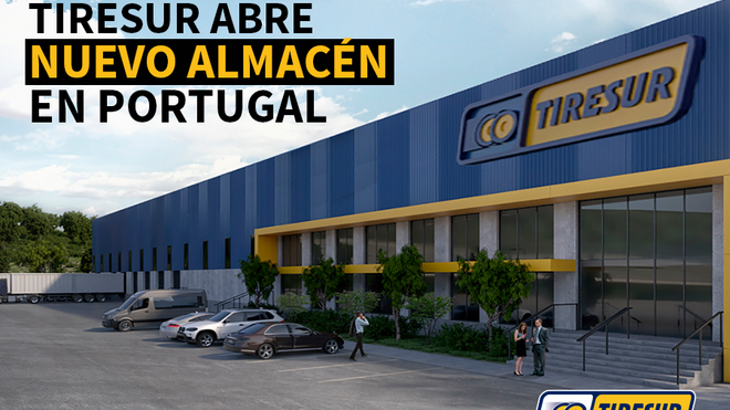 Tiresur finaliza las obras de su nuevo almacén en Portugal