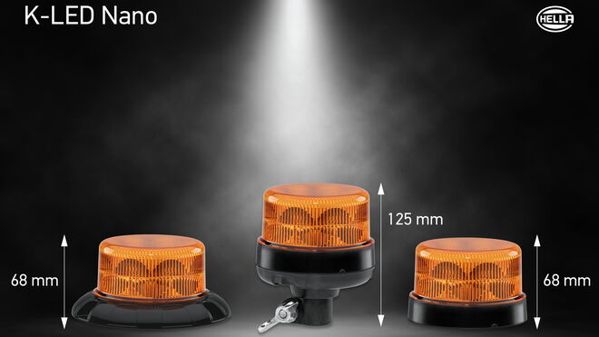 Hella presenta K-LED Nano, el rotativo más pequeño del mercado