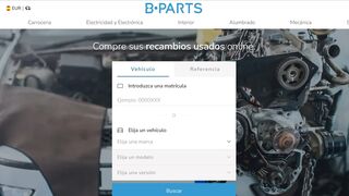 B-Parts mejora su tienda online en España para adquirir recambios usados