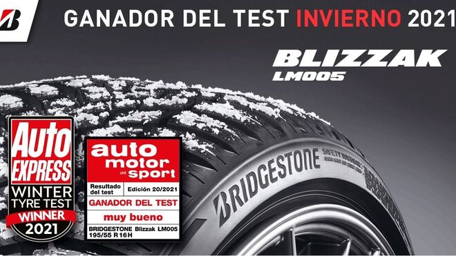 Bridgestone Blizzak LM005 repite como mejor neumático de invierno en las pruebas 2021