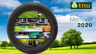 TNU recogió 75.865 toneladas de neumáticos fuera de uso en 2020