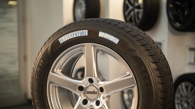 Goodyear desarrolla un neumático con un 70% de material sostenible