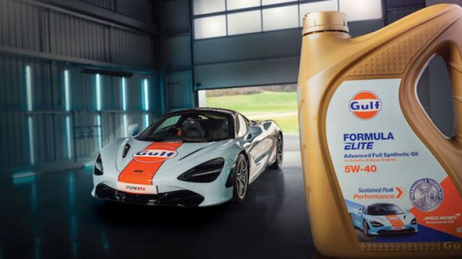 Gulf Formula Elite será el lubricante de serie para los deportivos de McLaren Automotive