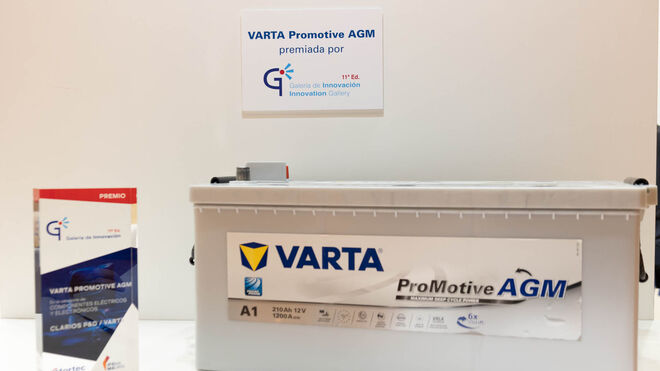 La batería VARTA ProMotive AGM, premiada en la Galería de la Innovación de Motortec