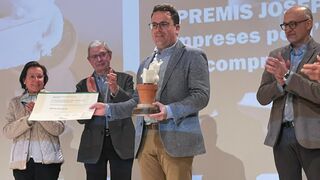 Corve (Cetraa Girona) recibe el II Premio Josep Pallach por la educación y el compromiso social