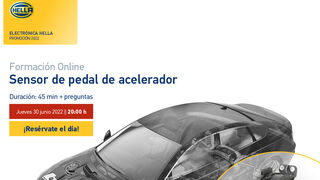 "Sensores de pedal del acelerador", nuevo webinar gratuito de Hella