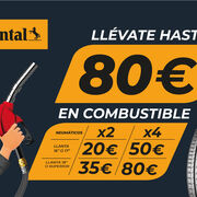 Confortauto regala cheques de hasta 80 euros en carburante por la compra de neumáticos Continental