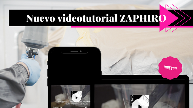 Cómo preparar el vehículo para el pintado, temática de un nuevo videotutorial de Zaphiro