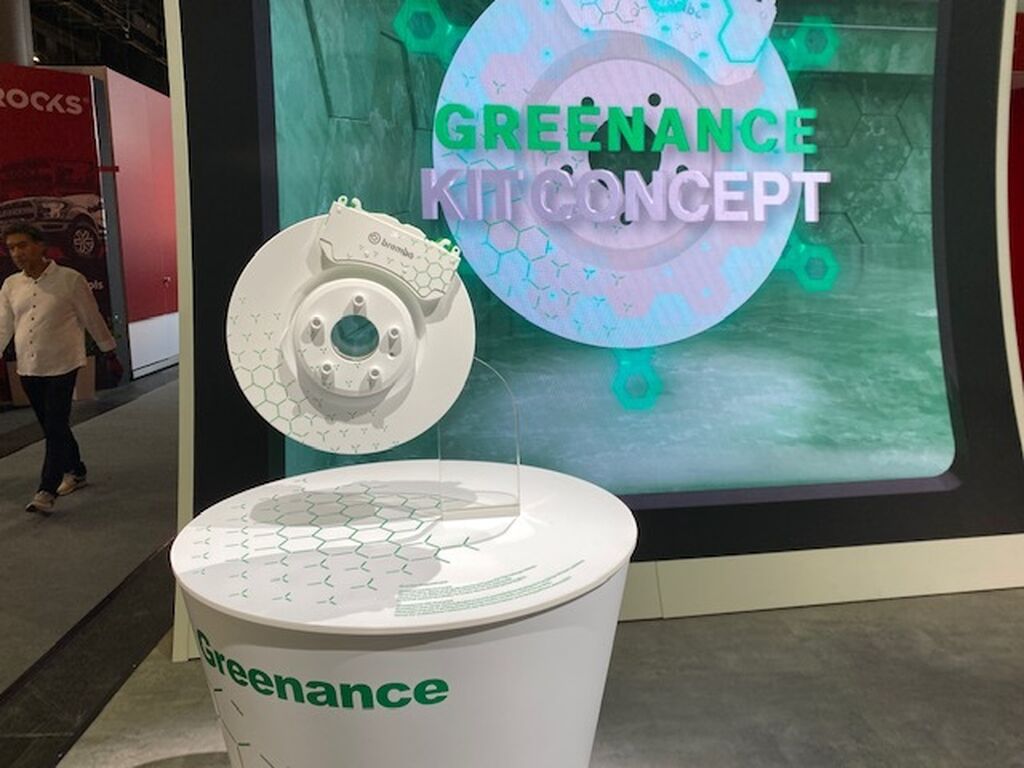 Greenance kit concept, gran novedad de Brembo en Frankfurt