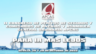 Apcas analizará el papel de la pericia aseguradora en su XI Congreso de Sevilla