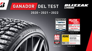 El Bridgestone Blizzak LM005 se impone en diversas pruebas de neumáticos de invierno