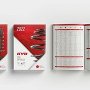 KYB estrena sus últimos catálogos europeos para amortiguadores y muelles