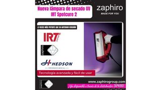 Zaphiro incorpora a su gama de herramientas ultravioleta la lámpara de curado IRT UV Spotcure 2