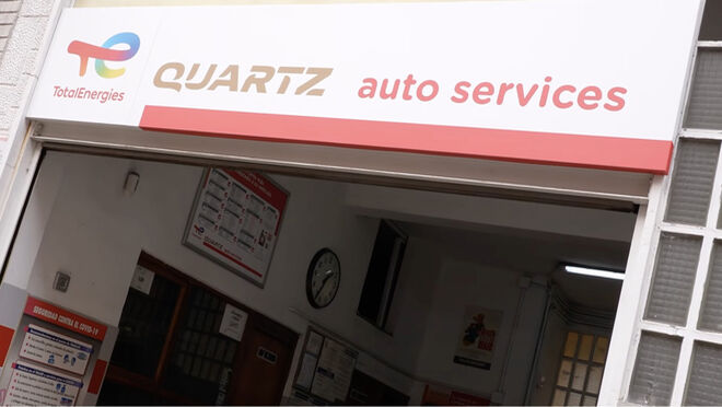 La red de talleres TotalEnergies Quartz Auto Services ultima su renovación completa de imagen