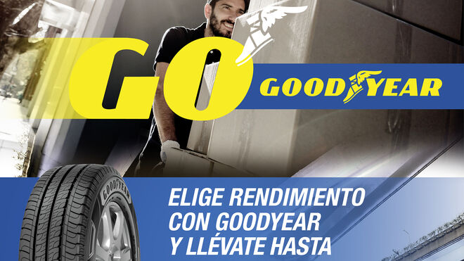 Goodyear premia la compra de sus neumáticos de furgoneta con cheques carburante