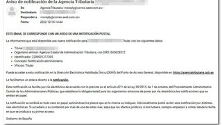 CIRA alerta de una campaña de phising con un email falso de la Agencia Tributaria
