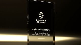 Renault Trucks España elige a Agón Truck Centers como su mejor concesionario de 2022