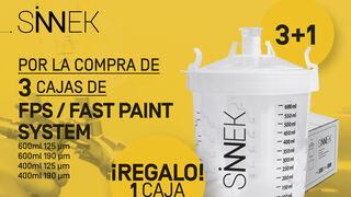 Sinnek estrena promoción 3+1 en productos Fast Paint System