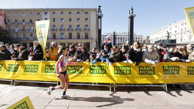 Mann-Filter cumple una década como "motor de arranque" de la Maratón de Zaragoza
