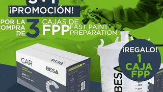 Besa lanza una promoción 3+1 en su Fast Paint Preparation