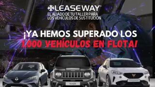 Leaseway alcanza una flota de más de 1.000 vehículos en menos de dos años