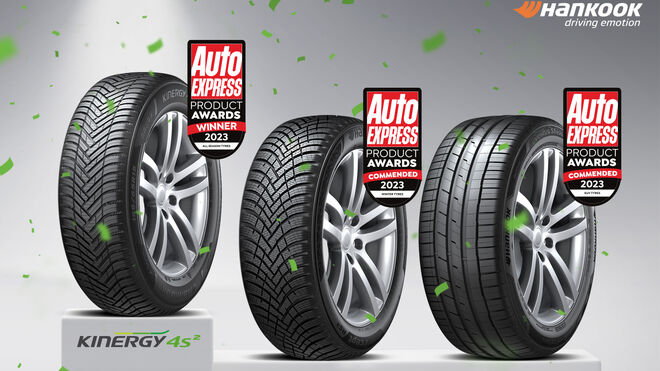 Los neumáticos de Hankook copan los premios 'Auto Express Product of the Year'