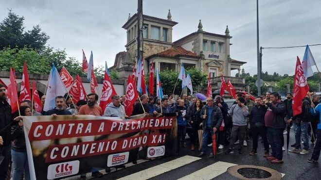 El metal de Pontevedra alcanza un preacuerdo en el convenio y suspende la huelga