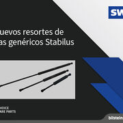 Swag añade a su catálogo resortes de gas genéricos de la marca Stabilus