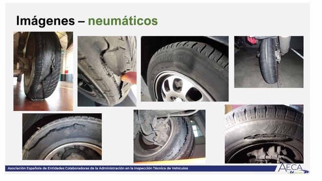 Defectos en neumáticos