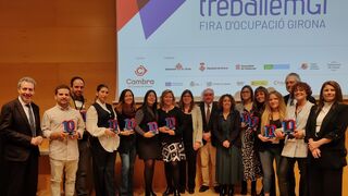 Roberlo recibe el premio 'TreballemGi' por su compromiso con la inserción laboral de los jóvenes